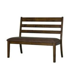 Slat Back Settee Brown - HomeFare -Ottomans Official Shop unnamed file 3262