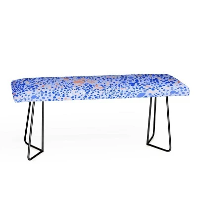 83 Oranges Leopard Bench - Deny Designs Gold/voilet 4 83 Oranges Leopard Bench - Deny Designs Gold/voilet – Image 2