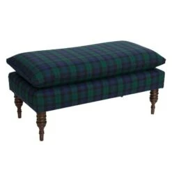 Pillowtop Bench - Skyline Furniture Blue -Ottomans Official Shop unnamed file 3282