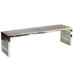 Gridiron Stainless Steel Bench - Modway -Ottomans Official Shop unnamed file 3301