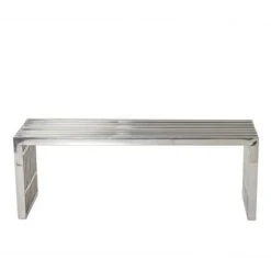 Gridiron Stainless Steel Bench - Modway -Ottomans Official Shop unnamed file 3302