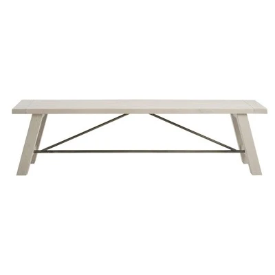 Ink+Ivy Sonoma Dining Bench White 12 Ink+Ivy Sonoma Dining Bench White – Image 10