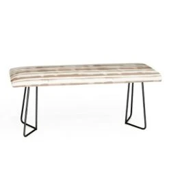 Jacqueline Maldonado Watercolor Striped Bench - Deny Designs Brown/gold 6 Jacqueline Maldonado Watercolor Striped Bench - Deny Designs Brown/gold -Ottomans Official Shop unnamed file 3385