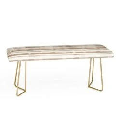 Jacqueline Maldonado Watercolor Striped Bench - Deny Designs Brown/gold 7 Jacqueline Maldonado Watercolor Striped Bench - Deny Designs Brown/gold -Ottomans Official Shop unnamed file 3386