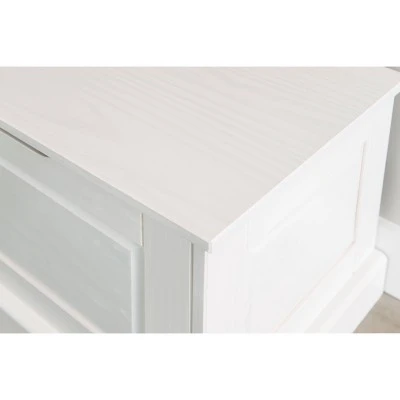 Tobin Backless Corner Breakfast Nook - Linon White 15 Tobin Backless Corner Breakfast Nook - Linon White – Image 13