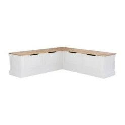 Tobin Backless Corner Breakfast Nook - Linon White 41 Tobin Backless Corner Breakfast Nook - Linon White -Ottomans Official Shop unnamed file 3473