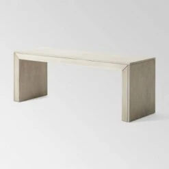 Palston Farmhouse Dining Bench - Christopher Knight Home Light Gray -Ottomans Official Shop unnamed file 3481