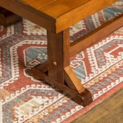 60" Trestle Leg Wood Dining Kitchen Bench - Saracina Home Antique Black -Ottomans Official Shop unnamed file 3485