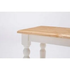 Farmhouse Dining Bench Wood/White/Natural - Boraam -Ottomans Official Shop unnamed file 3491