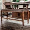 Soho Upholstered Counter Height Bench Light Walnut - HOMES: Inside + Out -Ottomans Official Shop unnamed file 3556