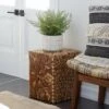 Olivia & May Contemporary Teak Wood Accent Stool Brown - Olivia & May -Ottomans Official Shop unnamed file 359
