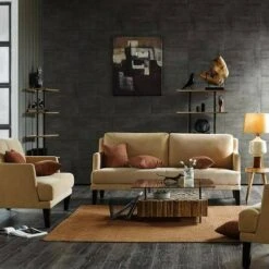 Ink+Ivy Set of 2 Arcadia Dining Stool Natural