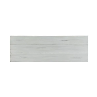 Rectangular Dining Bench with X Shaped Pedestal Legs White - Benzara 5 Rectangular Dining Bench with X Shaped Pedestal Legs White - Benzara – Image 3