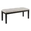 Bradley Upholstered Bench Dark Walnut - Picket House Furnishings -Ottomans Official Shop unnamed file 3614