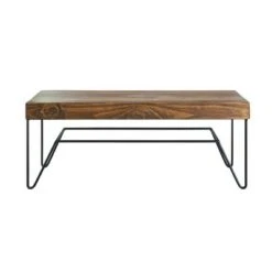 Tyler Standard Height Dining Bench Natural - Picket House Furnishings