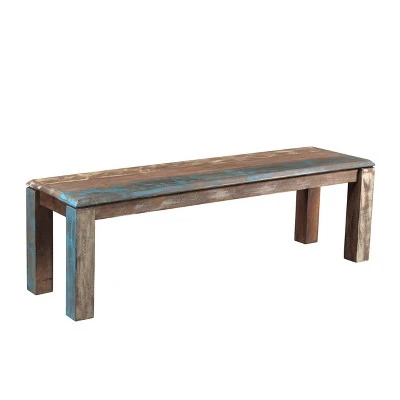 50" Old Reclaimed Wood Bench Brown - Timbergirl 3 50" Old Reclaimed Wood Bench Brown - Timbergirl