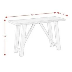 Carter Counter Height Bench Graphite Gray - Picket House Furnishings -Ottomans Official Shop unnamed file 3661