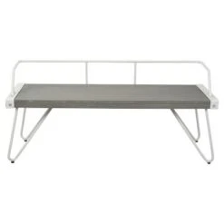 Stefani Industrial Dining, Entryway Bench - White - Lumisource -Ottomans Official Shop unnamed file 3677