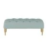Tufted Bench - Simply Shabby Chic® Linen Seaglass