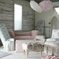 Tufted Bench - Simply Shabby Chic® Linen Seaglass -Ottomans Official Shop unnamed file 3716