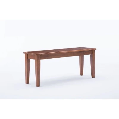 Shaker Dining Bench Wood/Brown - Boraam 3 Shaker Dining Bench Wood/Brown - Boraam