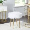 Round Faux Fur Stool Gold - Silverwood 2 Round Faux Fur Stool Gold - Silverwood -Ottomans Official Shop unnamed file 373