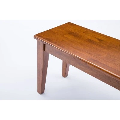 Shaker Dining Bench Wood/Brown - Boraam 7 Shaker Dining Bench Wood/Brown - Boraam – Image 5