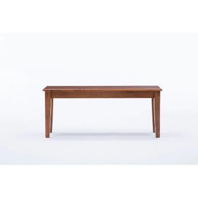 Shaker Dining Bench Wood/Brown - Boraam 9 Shaker Dining Bench Wood/Brown - Boraam – Image 7