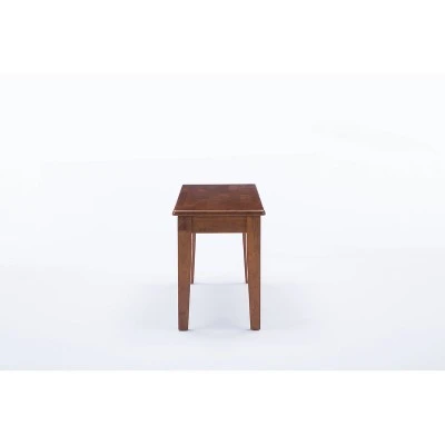 Shaker Dining Bench Wood/Brown - Boraam 10 Shaker Dining Bench Wood/Brown - Boraam – Image 8