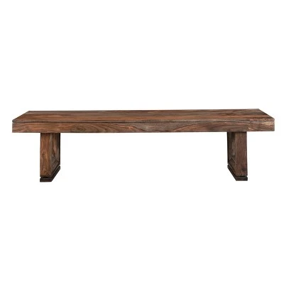 Beckenridge Dining Bench Brown - Treasure Trove Accents 3 Beckenridge Dining Bench Brown - Treasure Trove Accents