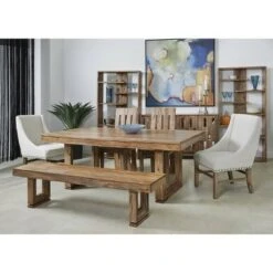 Beckenridge Dining Bench Brown - Treasure Trove Accents 14 Beckenridge Dining Bench Brown - Treasure Trove Accents -Ottomans Official Shop unnamed file 3798