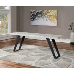 Alvara Court II Counter Height Dining Bench - Treasure Trove Accents White -Ottomans Official Shop unnamed file 3813