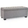 Adore Decor Arlo Tufted Storage Bench - Adore Décor Gray