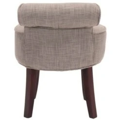 Georgia Vanity Stool - Safavieh Blush Pink/espresso -Ottomans Official Shop unnamed file 385