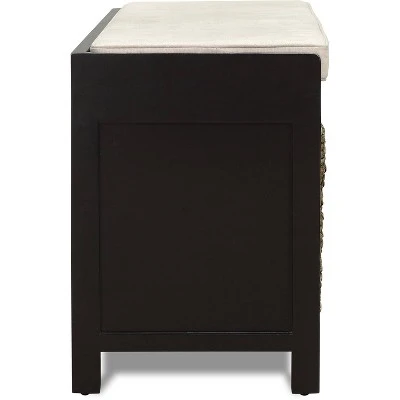Griffin Storage Bench Black - ClickDecor 4 Griffin Storage Bench Black - ClickDecor – Image 2