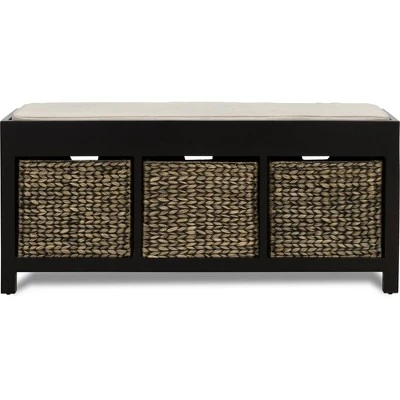 Griffin Storage Bench Black - ClickDecor 6 Griffin Storage Bench Black - ClickDecor – Image 4