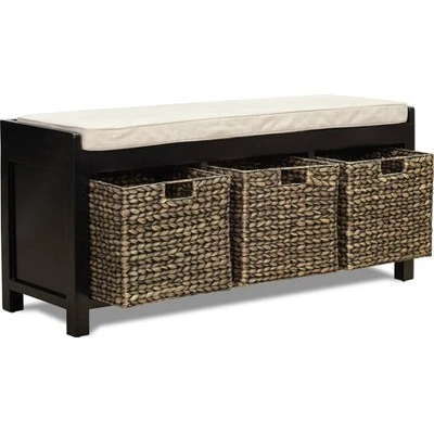 Griffin Storage Bench Black - ClickDecor 9 Griffin Storage Bench Black - ClickDecor – Image 7