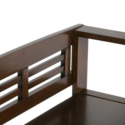 48" Chandler Solid Wood Entryway Storage Bench - Wyndenhall Distressed Gray 10 48" Chandler Solid Wood Entryway Storage Bench - Wyndenhall Distressed Gray – Image 8