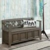 48" Halifax Entryway Storage Bench - WyndenHall Light Avalon Brown -Ottomans Official Shop unnamed file 3931