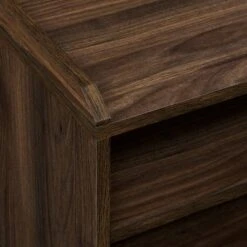 Mid-Century Modern 42" Entryway Bench with Storage - Saracina Home Dark Walnut -Ottomans Official Shop unnamed file 3951