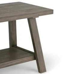 48" Stewart Solid Wood Entryway Bench Driftwood - WyndenHall -Ottomans Official Shop unnamed file 3961