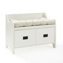 Fremont Entryway Bench - Crosley White 21 Fremont Entryway Bench - Crosley White -Ottomans Official Shop unnamed file 3972