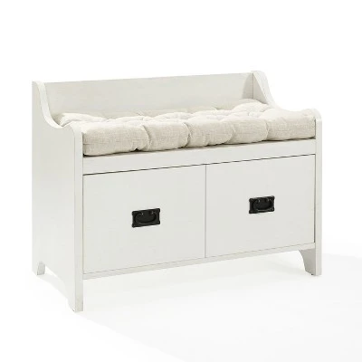 Fremont Entryway Bench - Crosley White 12 Fremont Entryway Bench - Crosley White – Image 10