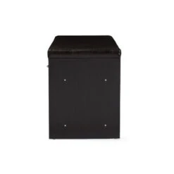 Espresso Finished Entryway Bench Dark Brown - Baxton Studio