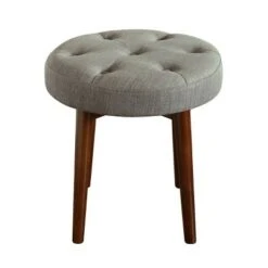 Adore Decor Penelope Round Tufted Stool - Adore Décor Navy 15 Adore Decor Penelope Round Tufted Stool - Adore Décor Navy -Ottomans Official Shop unnamed file 402