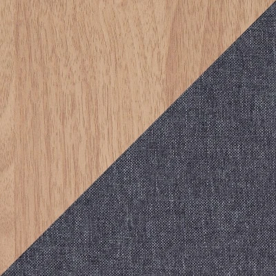 40" Telephone Polyester Wood Contemporary Bench - LumiSource Natural/gray 8 40" Telephone Polyester Wood Contemporary Bench - LumiSource Natural/gray – Image 6