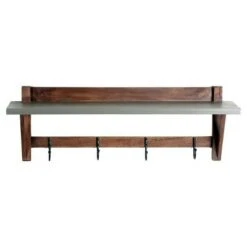 Brookside Entryway Coat Hook and Bench Concrete Coated Top and Wood Light Gray/Brown - Alaterre Furniture 13 Brookside Entryway Coat Hook and Bench Concrete Coated Top and Wood Light Gray/Brown - Alaterre Furniture -Ottomans Official Shop unnamed file 4091