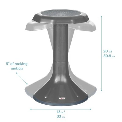 ECR4Kids 20" ACE Wobble Stool - Active Flexible Seating Chair for Kids - Classrooms and Home 2 ECR4Kids 20" ACE Wobble Stool - Active Flexible Seating Chair for Kids - Classrooms and Home