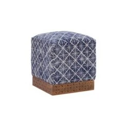 Stilz Square Ottoman - Powell Company Blue -Ottomans Official Shop unnamed file 4134