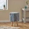 Easa Handcrafted Boho Jacquard Stool Natural - Christopher Knight Home -Ottomans Official Shop unnamed file 4166